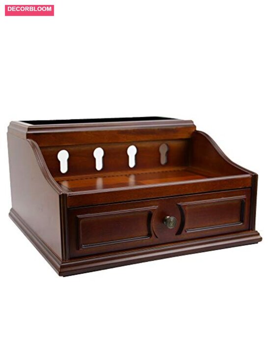 Other - Wooden Multi-Device Charging Station and Valet with Drawer